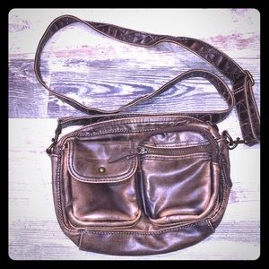 Brown crossbody bag brown
